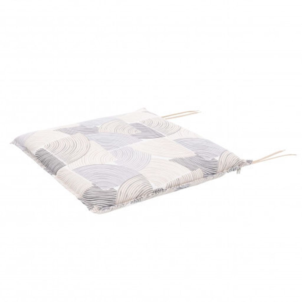 Sitzkissen Doppler Elegant 45x45x4 cm creme mit Reißverschluss