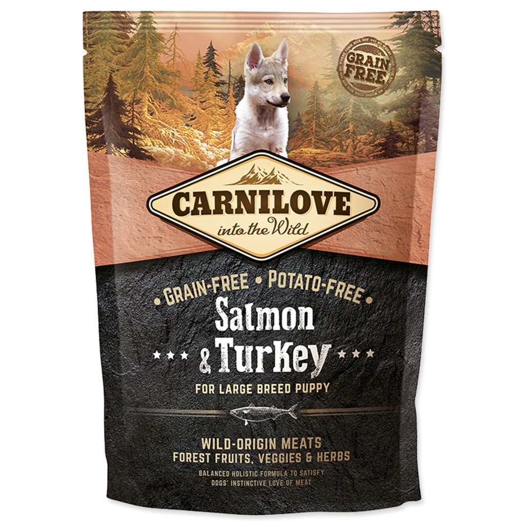 Carnilove Dog Puppy Large Breed Lachs & Pute 1,5kg