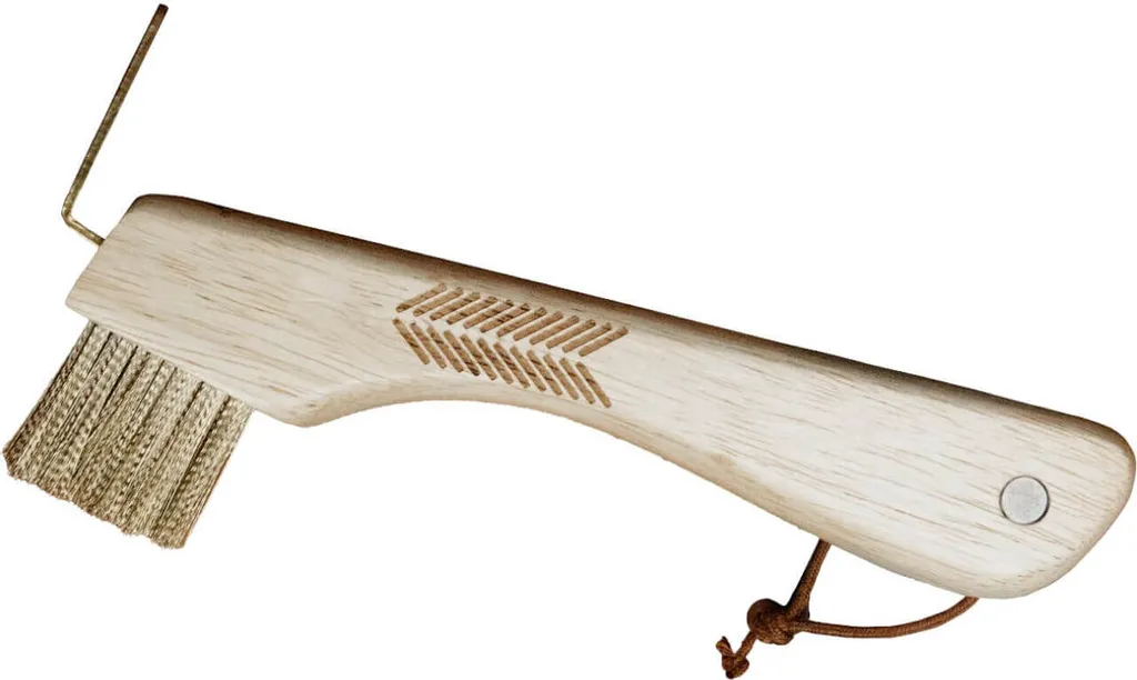 Gratte-Sabot Kentucky Marron avec Brosse Métallique et Fixation Aimantée
