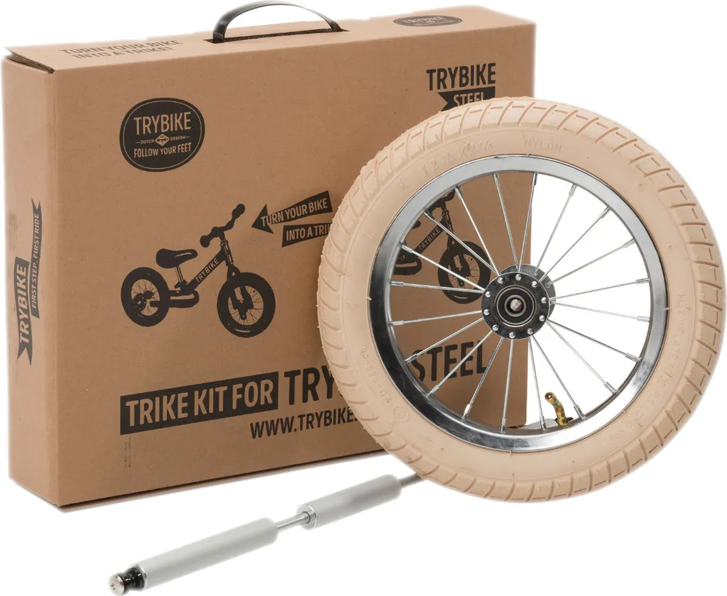 Roue de Rechange Trybike Pneu Blanc pour Kit de Conversion Trike Steel