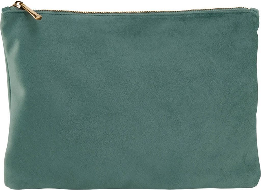 Bagbase - Zubehörtasche, Unifarben, Samt PC6975 (S) (Jadegrün)