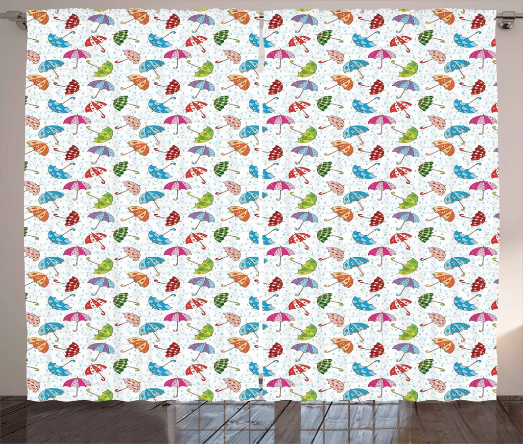 Tenda ABAKUHAUS Pioggia Doodle 280x245cm - Arredo Rustico Soggiorno