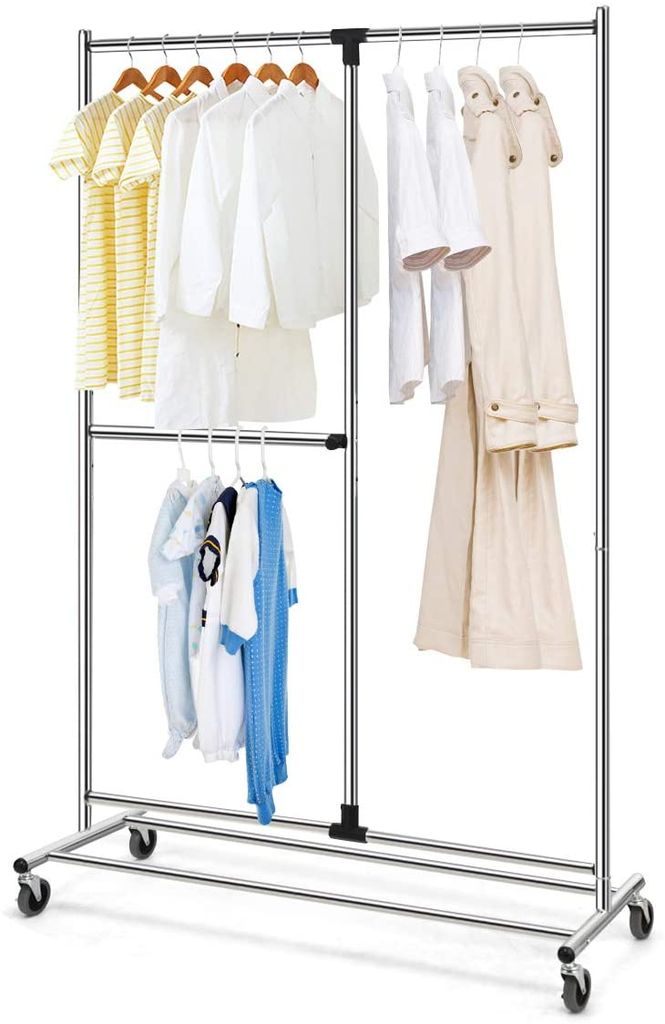 Zubehör für Kleiderständer und Wand Garderoben Kleiderwagen Kleiderstange 