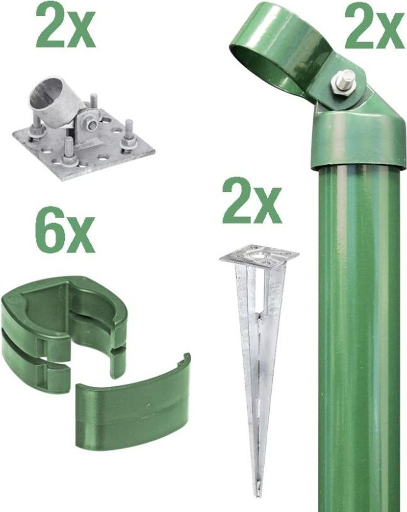 Alberts 602246 Set angolo recinzione cancello a maglia Immagine del prodotto 