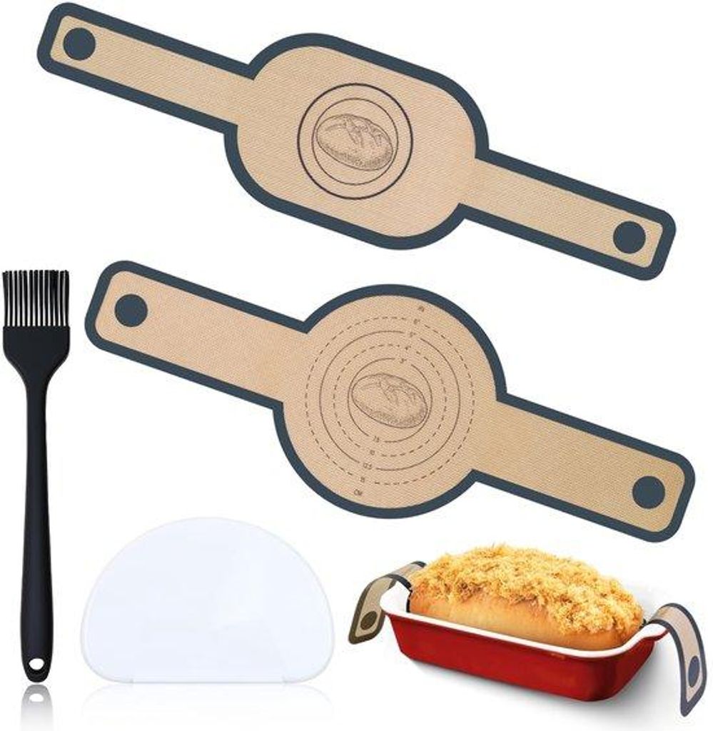 Silikon Backmatte oval & rund, hitzebeständig, antihaft, Backen für Ofen