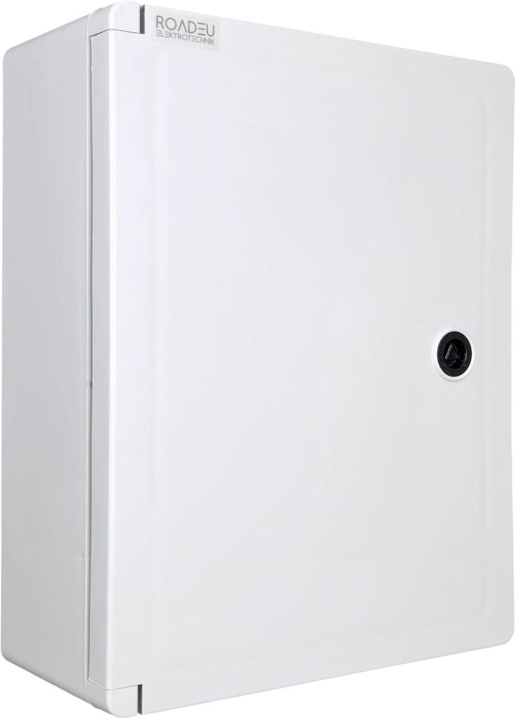 RoadEu - Verteilerkasten IP65 250x330x130mm – Wasserdicht Schaltschrank Gehäuse aus Kunststoff mit Montageplatte