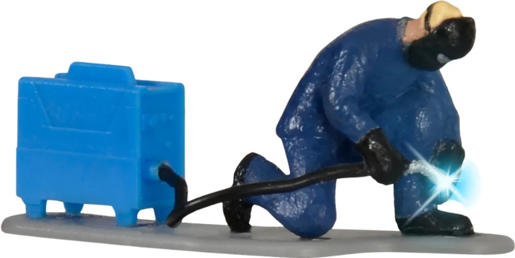 Figurine animée de soudeur H0 Viessmann 1538 pour réseau ferroviaire