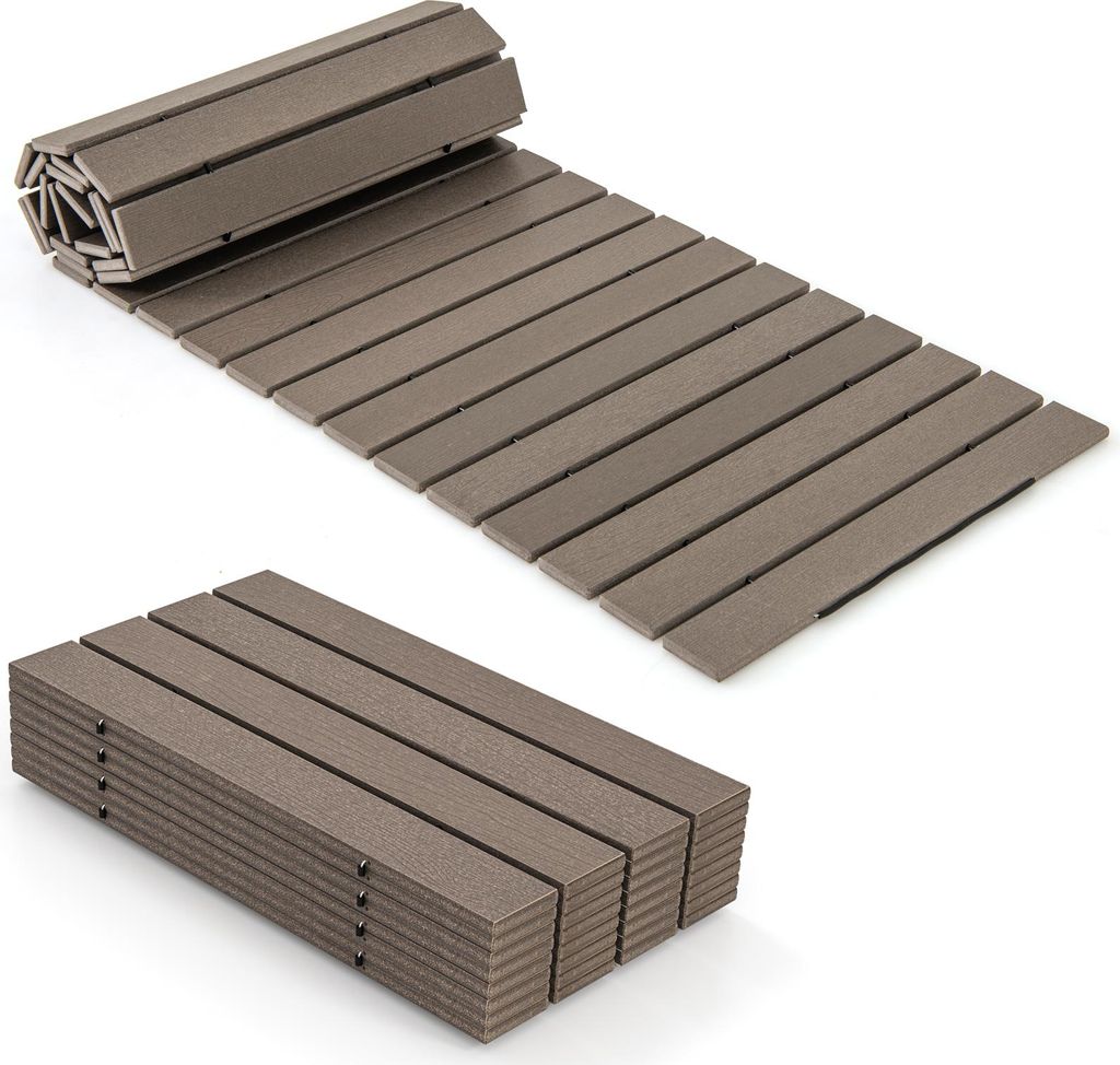 COSTWAY Rollweg aus HDPE, Gehweg ausrollbar 242x55cm, Produktbild 