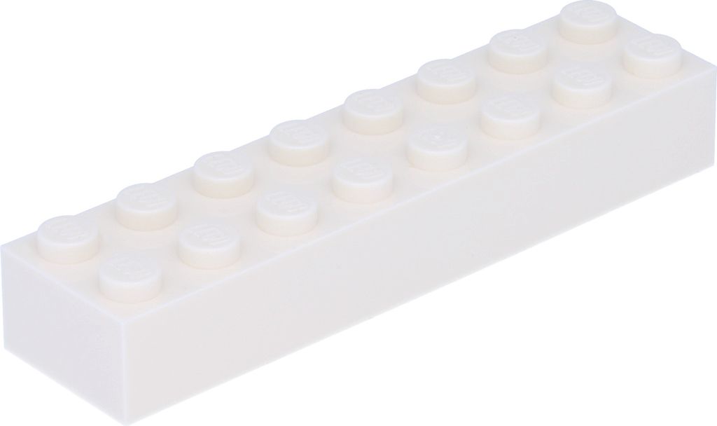 Lego 2x8 Stein 3007 - 100 Stück Weiß
