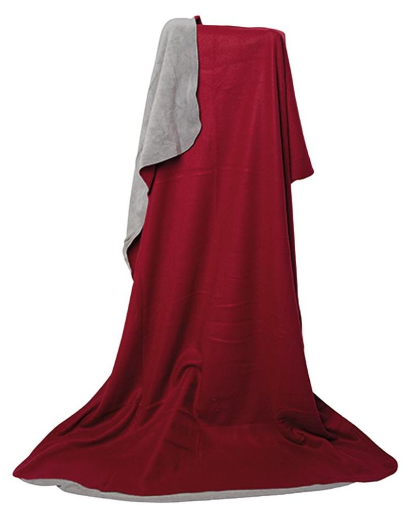 L-Merch - Unifarben Decke, Fleece LT3508 (Einheitsgröße) (Rot)
