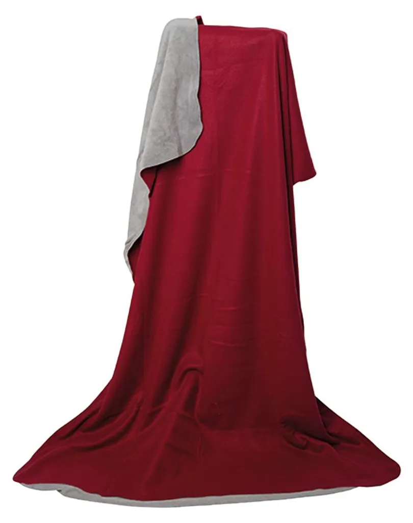 Stopper le Froid avec la Couverture Polaire Rouge L-Merch - Plaid Chaud