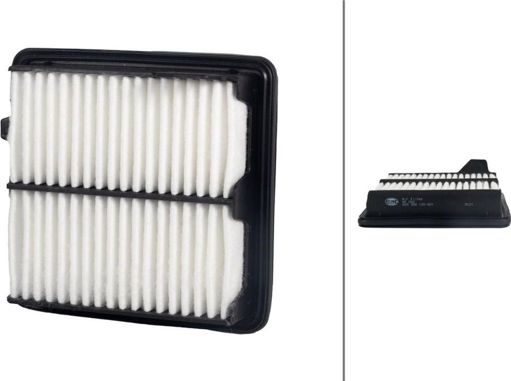 Luftfilter-Einsatz 173 x 168 mm HELLA passend für u.a. HONDA JAZZ