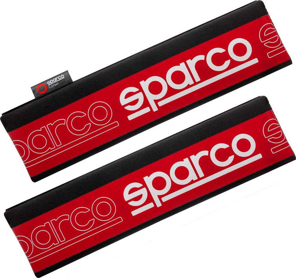 Sparco Seat Belt Pads SPC1208RD Rot (2 Stück)