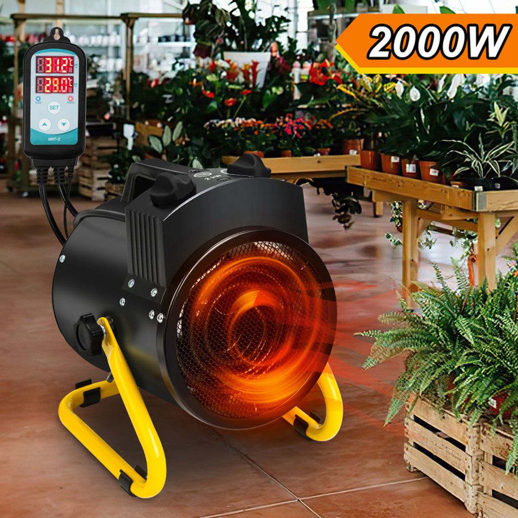 Skleníkové topení Jopassy 2000W s regulátorem teploty a Obrázek produktu 