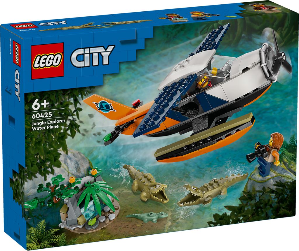 LEGO City Jungle Explorer Seaplane, giocattolo per bambini, Immagine del prodotto 