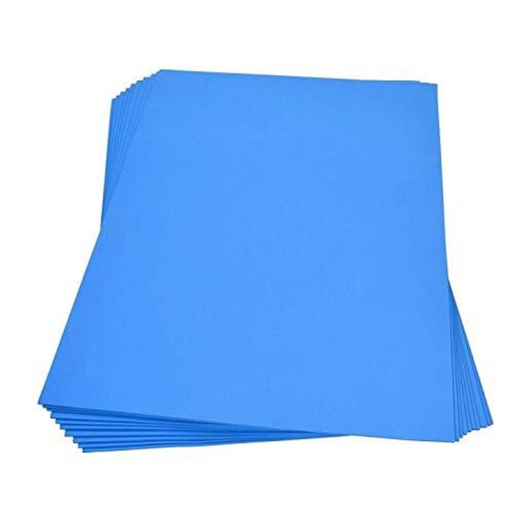 Moosgummiplatte  blau 300 x 450 x 2 mm Produktbild 