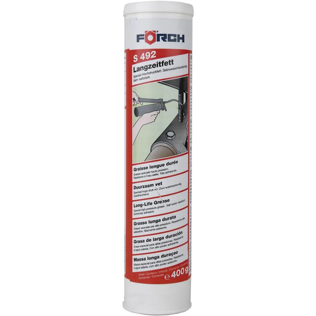 Graisse multi-usage S492 FÖRCH en cartouche 400g pour roulements