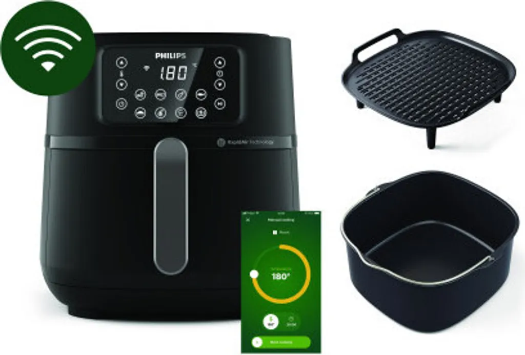 Philips HD9285/93 Airfryer XXL Connected Technologie Rapid Air 2000W - 22