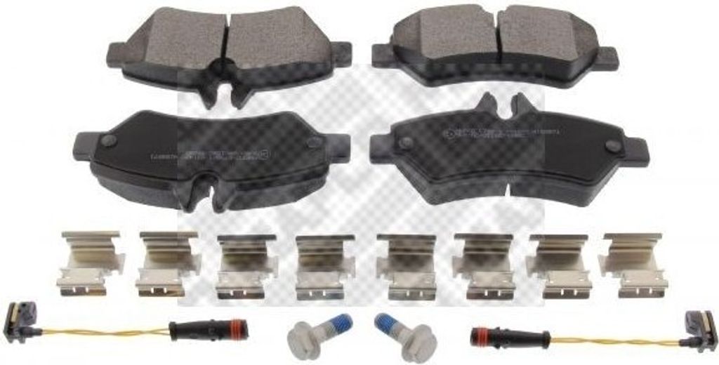 MAPCO Bremsbeläge Satz Hinten passend für MERCEDES-BENZ SPRINTER 3,5-t Kasten (906) 6798/1