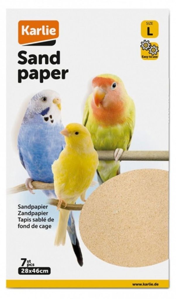 Karlie Sandpapier Schnabelpflege Vogel Papier beige 28 x 46 Produktbild 