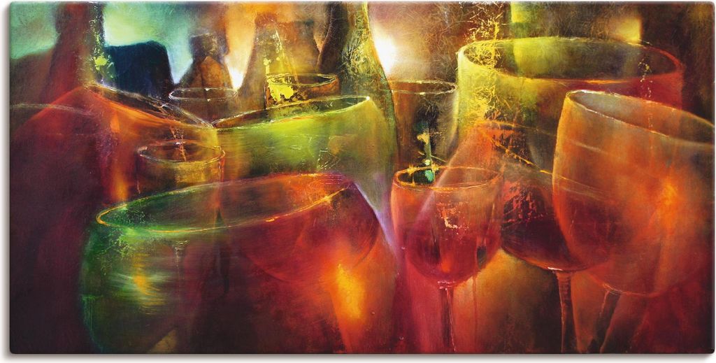 ARTland Leinwandbild Zu später Stunde I Größe: 100x50 cm