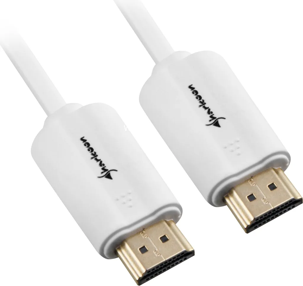Cavo HDMI Sharkoon 4K 1m Bianco - Gaming e Console Next-Gen