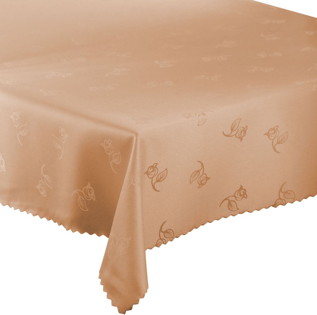 Fleckenresistente Tischtücher 147 Beige Rose 140x140 cm