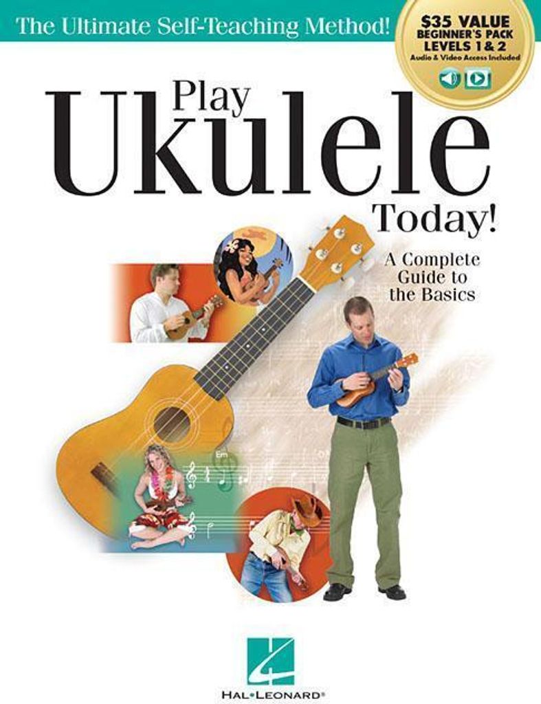 Play Ukulele Today! All-In-One Beginner's Pack: Includes Book 1, Book 2, Audio & Video