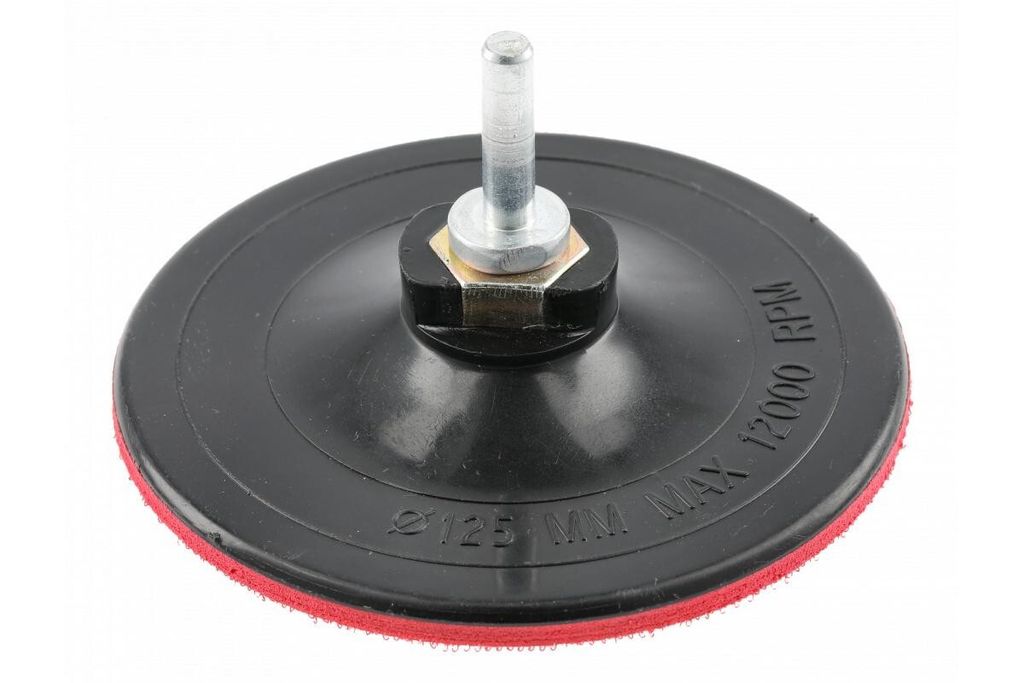 Högert Klett-Schleifteller mit Schaft, Ø125 mm, M14