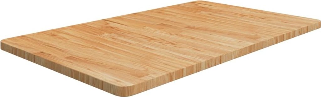 Eleganten-Stil Waschtischplatte Hellbraun 100x60x2,5 cm Massivholz Behandelt Tischplatten DE527692