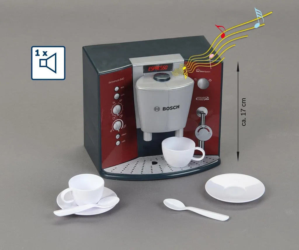 Cafetière jouet Bosch Klein avec sons réalistes et tasses incluses
