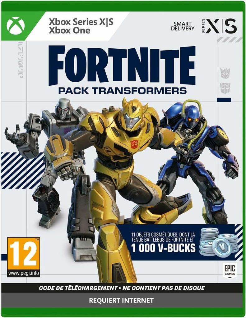 Epic Games Fortnite - Pack Transformers, Xbox Series X, RP (Rating Pending)