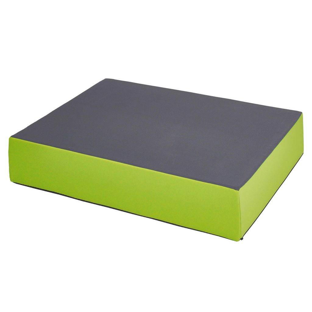Jump Hüpfpolster 99 x 75 x 18 cm - grün - Hüpfmatratze für Kinder ab 4 Jahre - Spielmatte Turnmatte Matratze zum Hüpfen Toben Spielen Balancieren