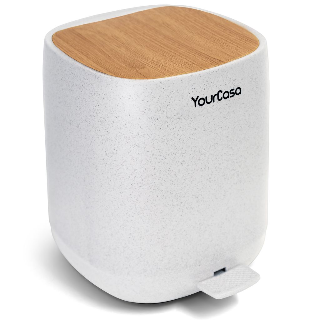 YourCasa Mülleimer Bad [5L] - Badmülleimer - Badezimmer Produktbild 