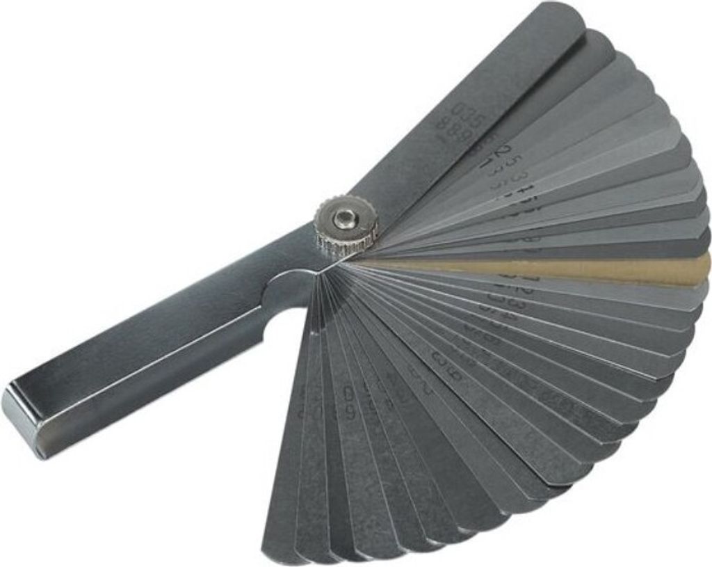 SEALEY Fühlerlehre S0514 90mm 13mm Stahl Messing