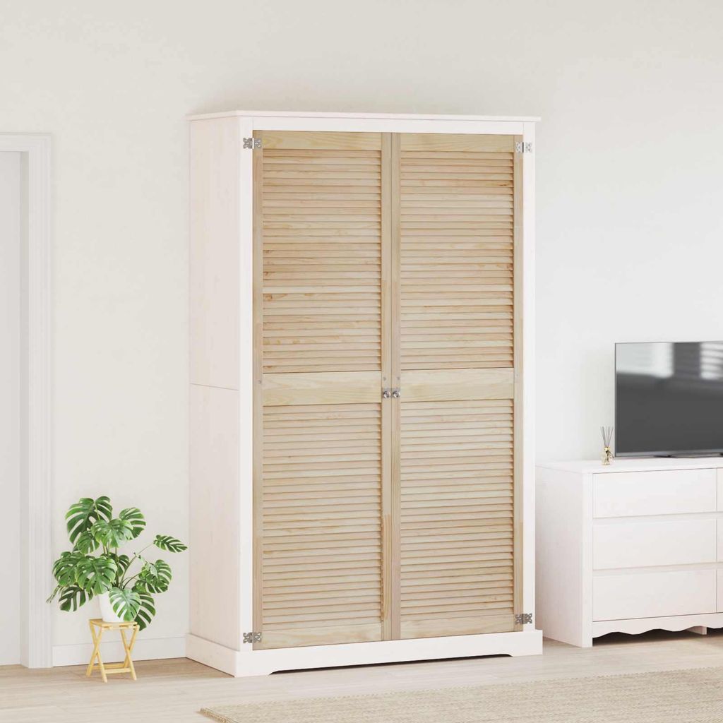 vidaXL Dveře skříně 2 ks přírodní 201 x 2,1 x 59,5 cm Obrázek produktu 