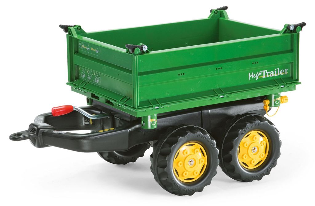 Rolly Toys Przyczepa wywrotka RollyMega Trailer Zielona Zdjęcie produktu 