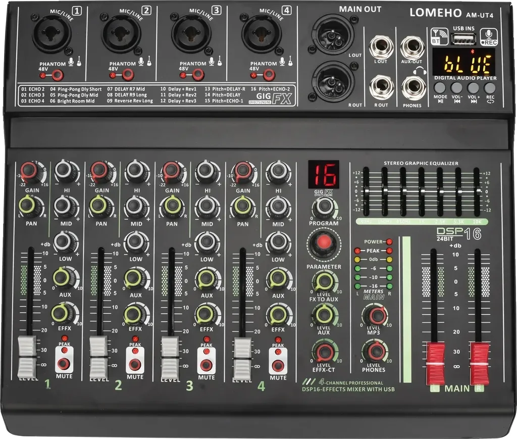 Scheda Audio Bluetooth Per Registrazione Live Mixer Con Cambio Voce - Portatile Per Streaming E Diretta, Batteria 600mAh