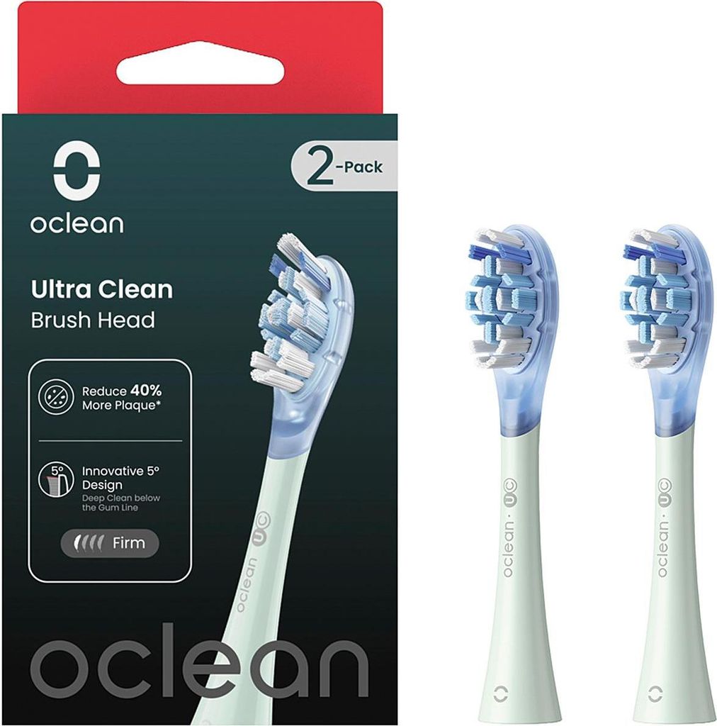 OCLEAN Bürstenkopf Ultra Clean 2er Pack Grün Produktbild 
