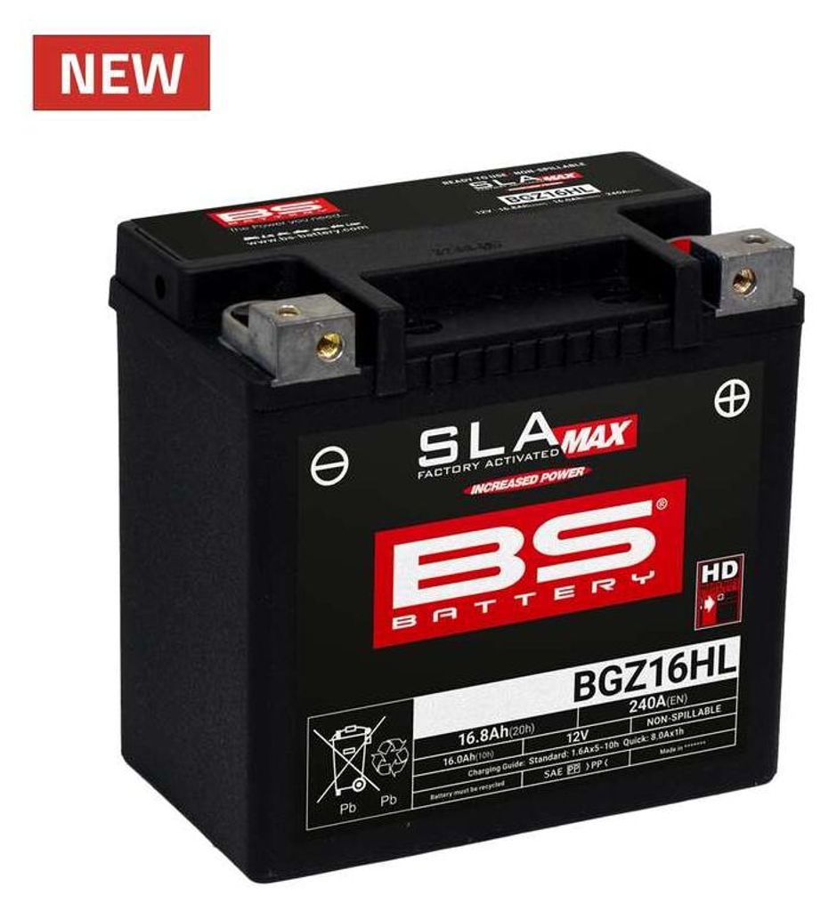 BS Batterij SLA Max, onderhoudsvrije batterij, vooraf Productafbeelding 
