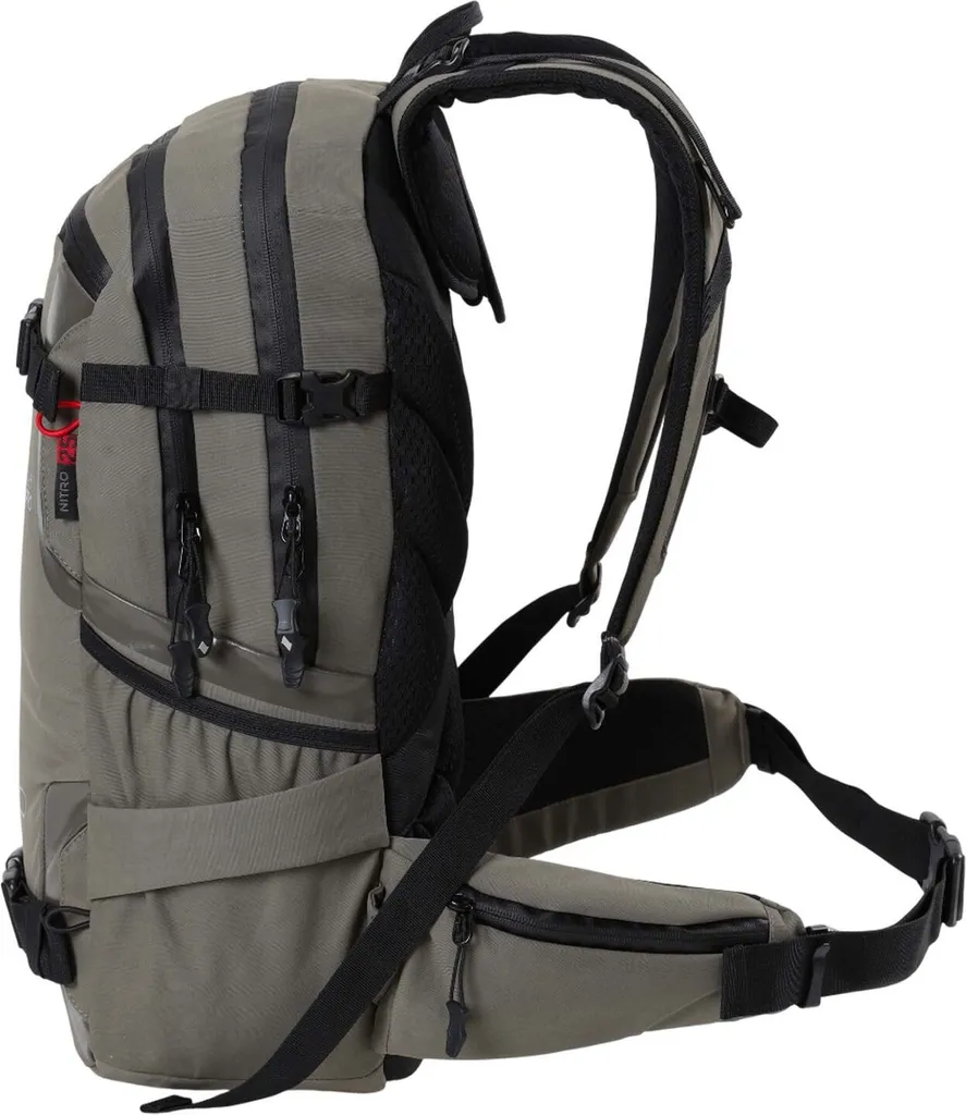 Sac à dos Nitro Slash 25 Pro robuste avec finition Waxed Lizard grise - 6