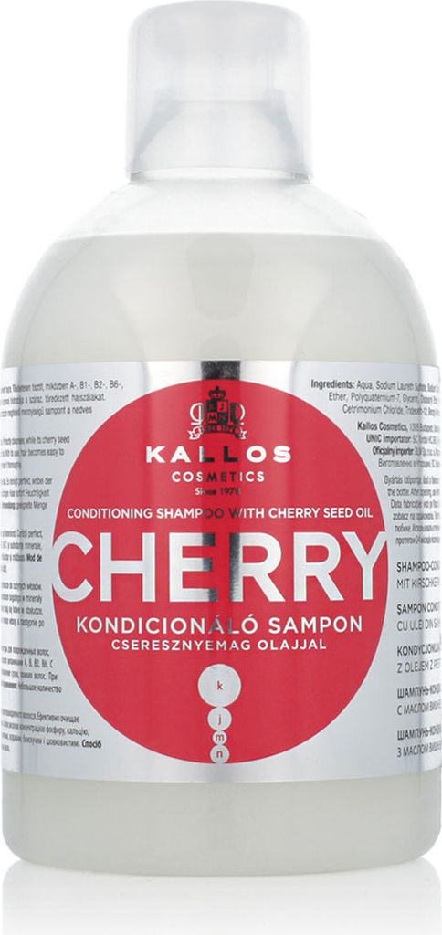 Kallos Shampoo per capelli alla ciliegia con olio di semi Immagine del prodotto 
