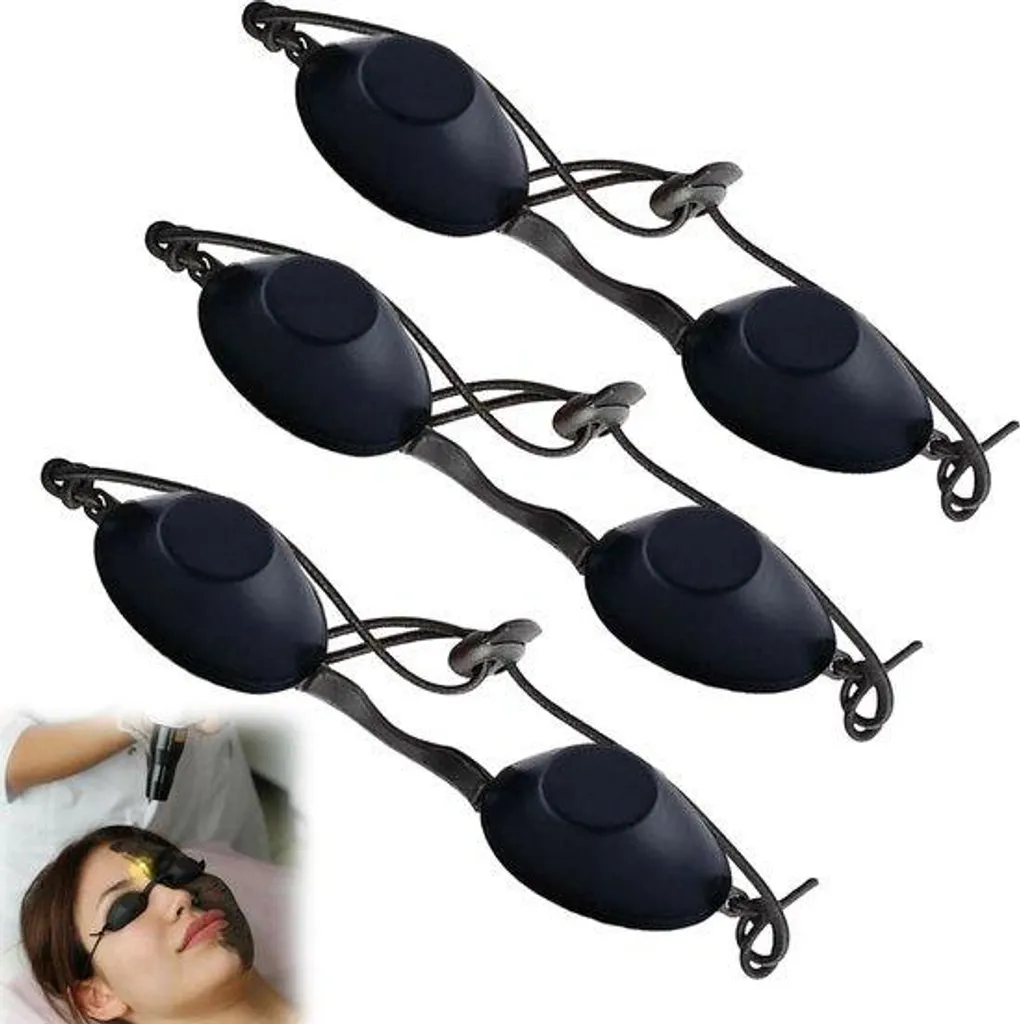 Coques de protection oculaire pour luminothérapie LED et soins IPL
