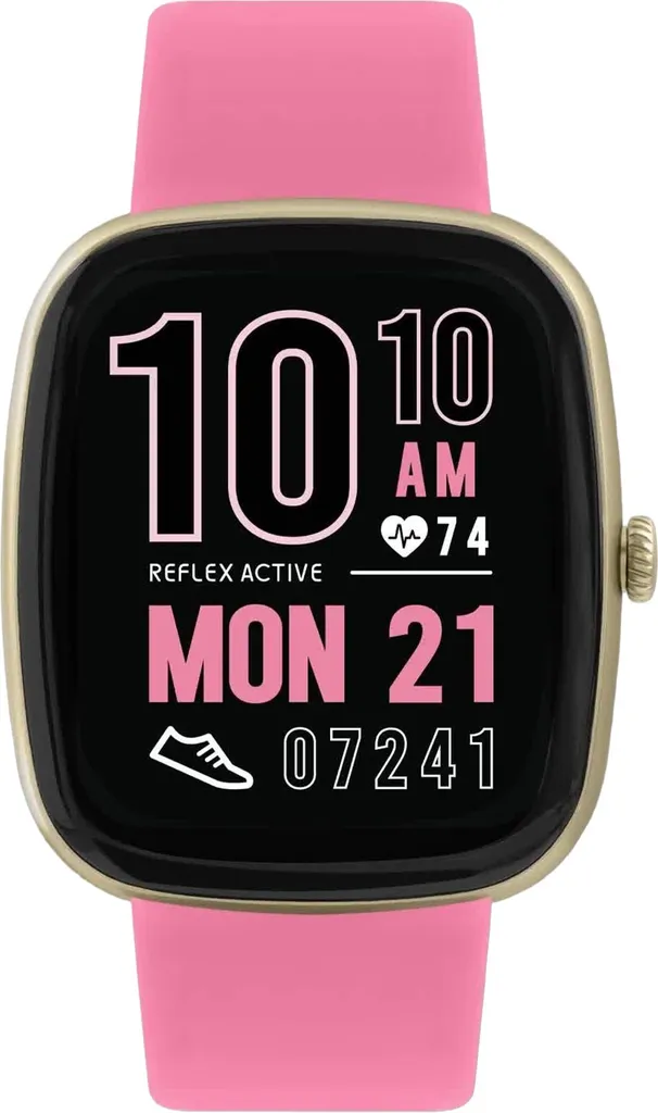 Montre connectée sport et bien-être Reflex Active Rose pour femme Unisize
