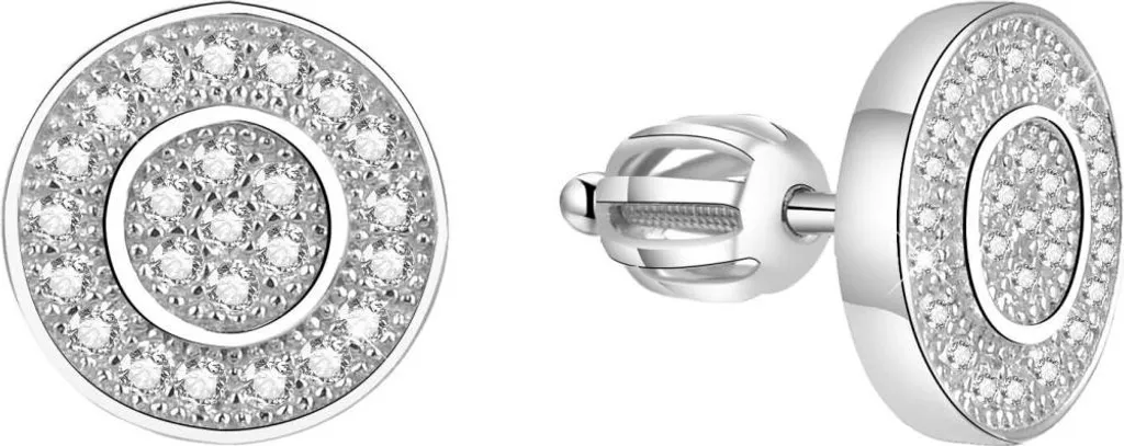 Boucles d'oreilles argentées AGUP1568S - Design minimaliste et brillant