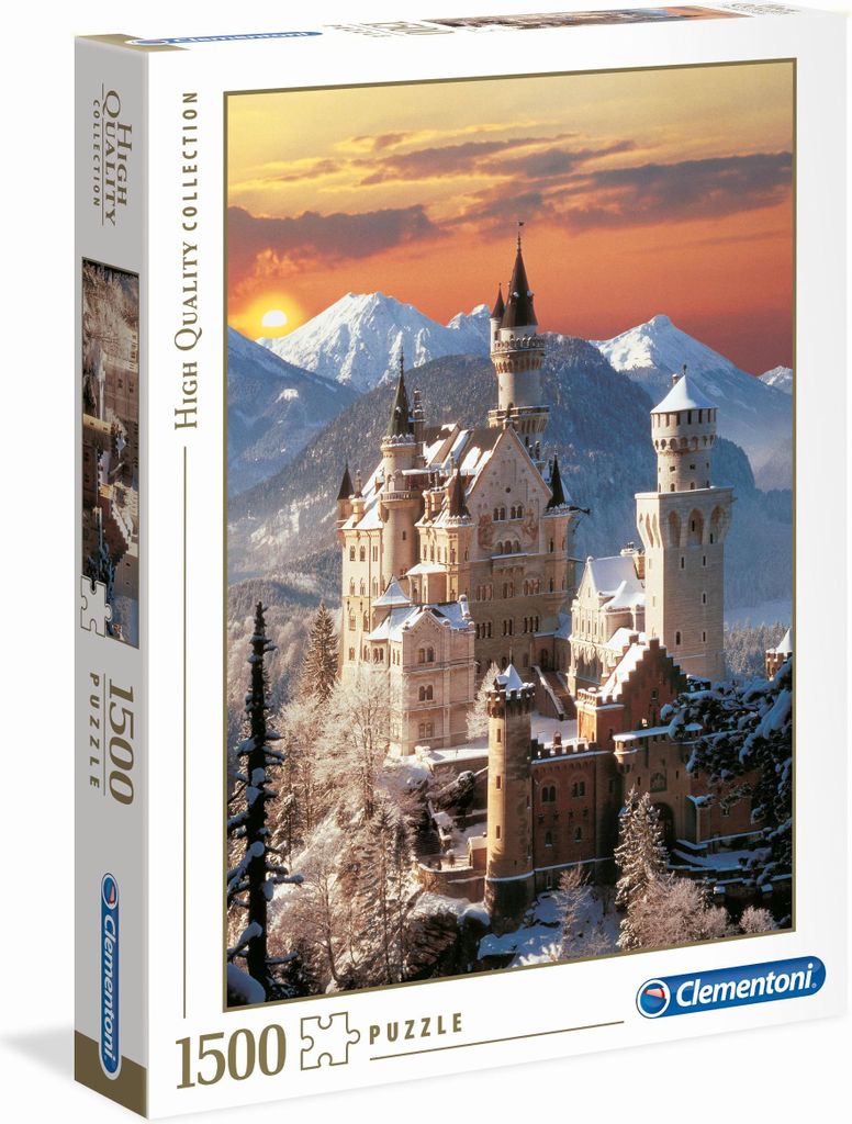 Puzzle Clementoni 1500 Château de Neuschwanstein 31925 Image du produit 