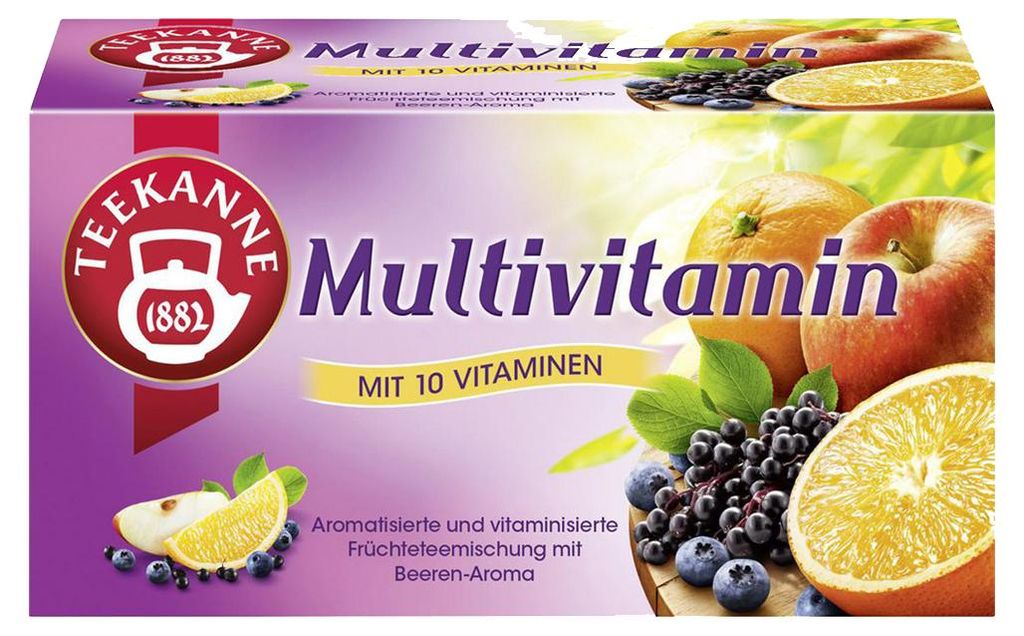 Čajová konvička multivitamín s 10 vitamíny z vybraných Obrázek produktu 