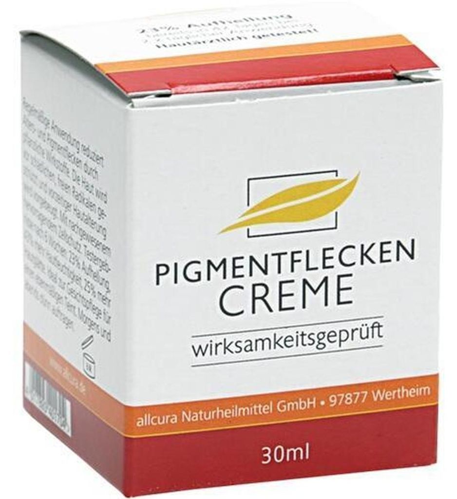 allcura Crème tegen pigmentvlekken, 30 ml Productafbeelding 