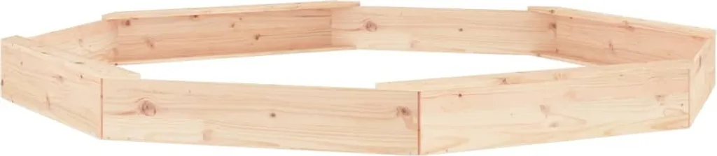 Sabbiera Design Ottagonale in Pino - Arredo Outdoor Kids vidaXL