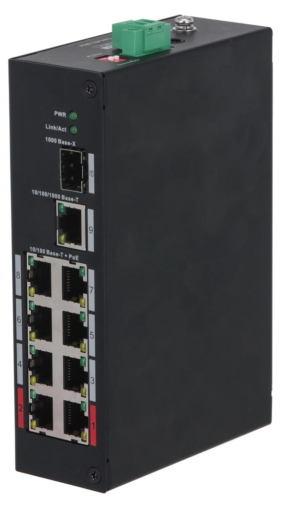 Przełącznik Dahua PFS3110-8ET-96-V2 Zdjęcie produktu 